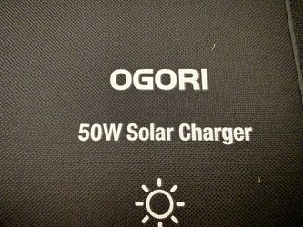 OGORI 50W Foldable Solar Charger – Portable Solar Panel for Camping/Emergencies