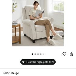 Oversized Recliner Chair with Lumbar Support 