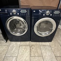 LG front load washer &. LG front load gas dryer set
