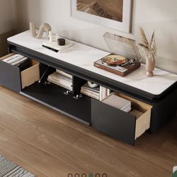 Aether-71" Mid-Century Modern TV Stand with...