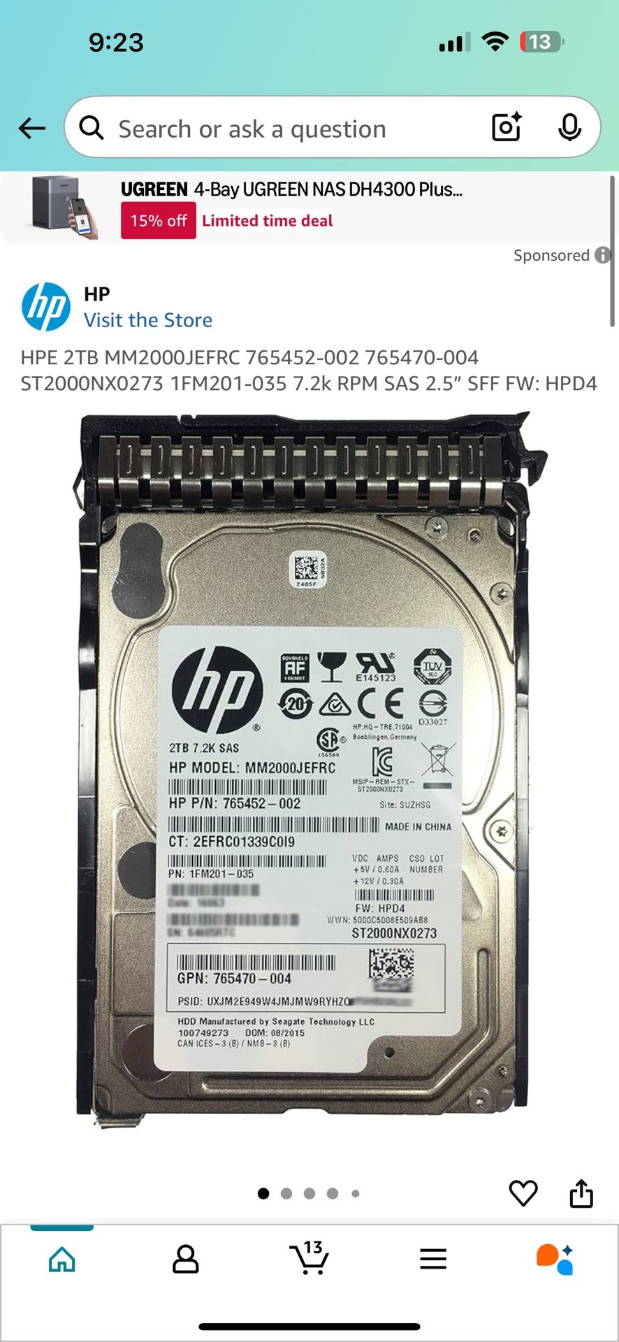 Hard Drive 2 Tb