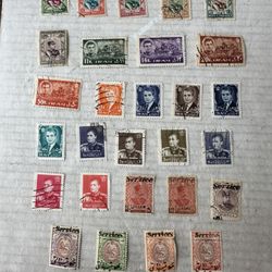 Middle East Collection Of 24 Used Stamps 