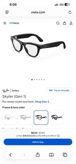 Ray-Ban meta Skyler Glasses