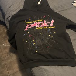 Pink Spider Hoodie