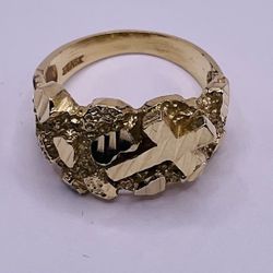 Gold Nugget Ring