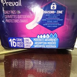 Prevail Daily Pads Long 144 Count Case