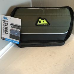 ArticZone 6 Can Ultimate COLLAPISIBLE Cooler Green/Black
