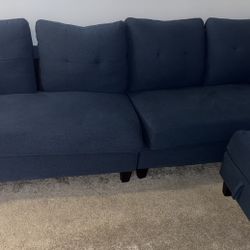 Navy Blue Couch