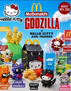 Hello kitty x Friends toys