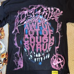 Awful lot of cough syrup lost hills collab shirt