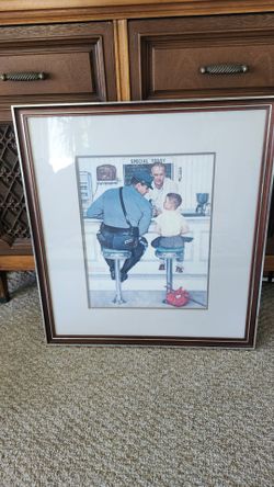 Norman Rockwell Framed Print – The Runaway
