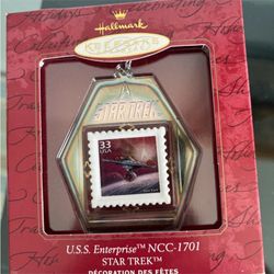 Hallmark Uss Enterprise Presented By The United States Postal Service Ornament