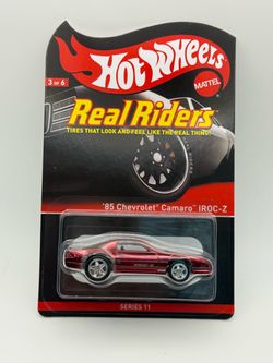 Hot Wheels RLC Real Riders Red '85 Chevrolet Camaro IROC-Z #1040/4000 Series 11