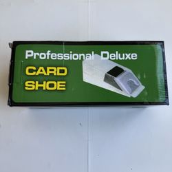 Professional Deluxe Playing Card Shoe Dealer with 4 decks of cards VGC