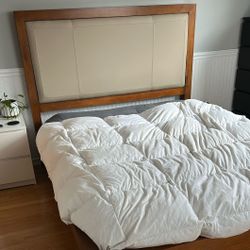 Upholstered Queen Size Headboard 