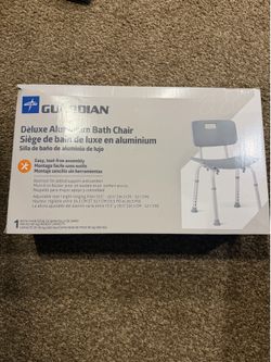 Deluxe aluminum bath chair