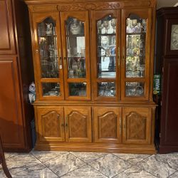 Wood China Cabinet