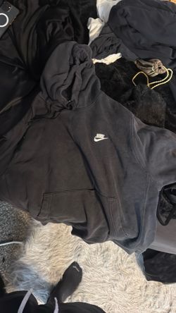 nike hoodie mens large