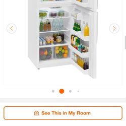 VISSANI white refrigerator GARAGE READY