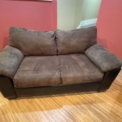Loveseat + Oversized Chair Set 