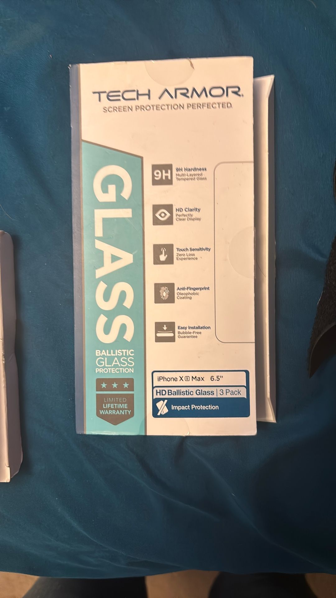 Tech Armor Clear Screen Protecter iPhone X Max 6.5”
