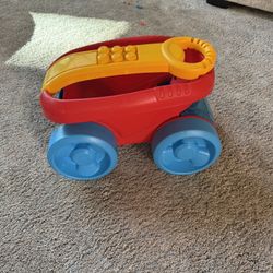 Mega Block Scooping Wagon