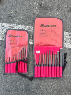 Snap-on 18-piece punch and chisel set