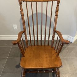 Antique Tell City Company Glider With Original Cushion