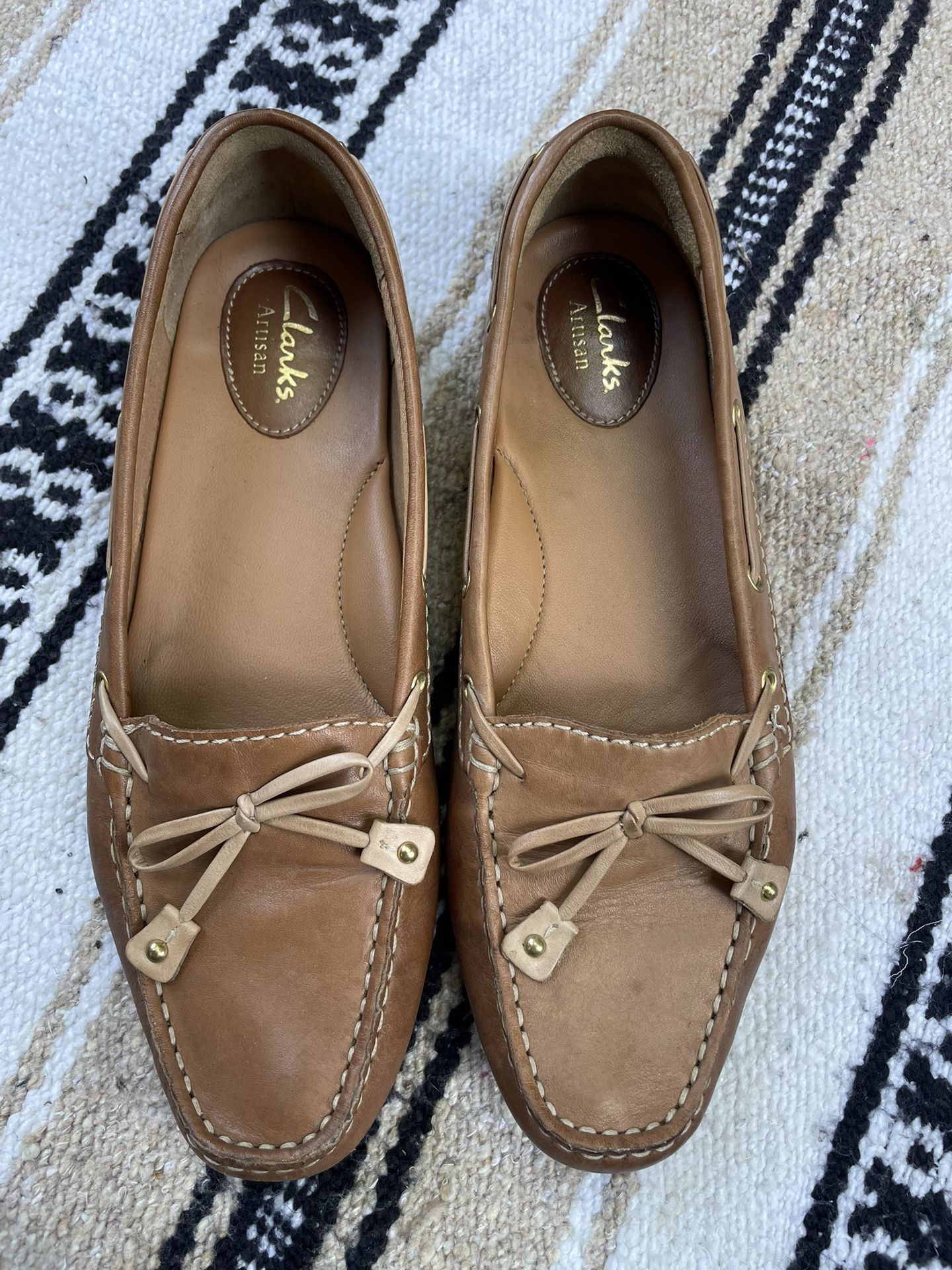 Clark’s Dunbar Racer Leather Boat Shoes