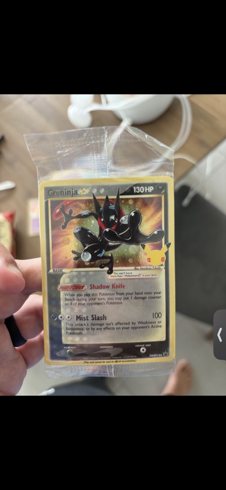 SEALED Greninja Star - SWSH144: Sword & Shield Promo Cards