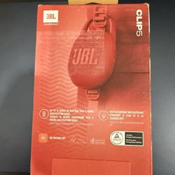 Red Jbl Clip 5 