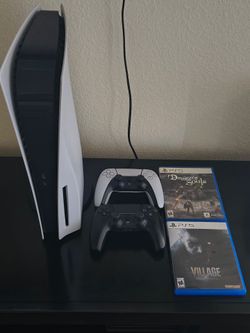 PS5+ EXTRA  CONTROLLER+ 2 GAMES