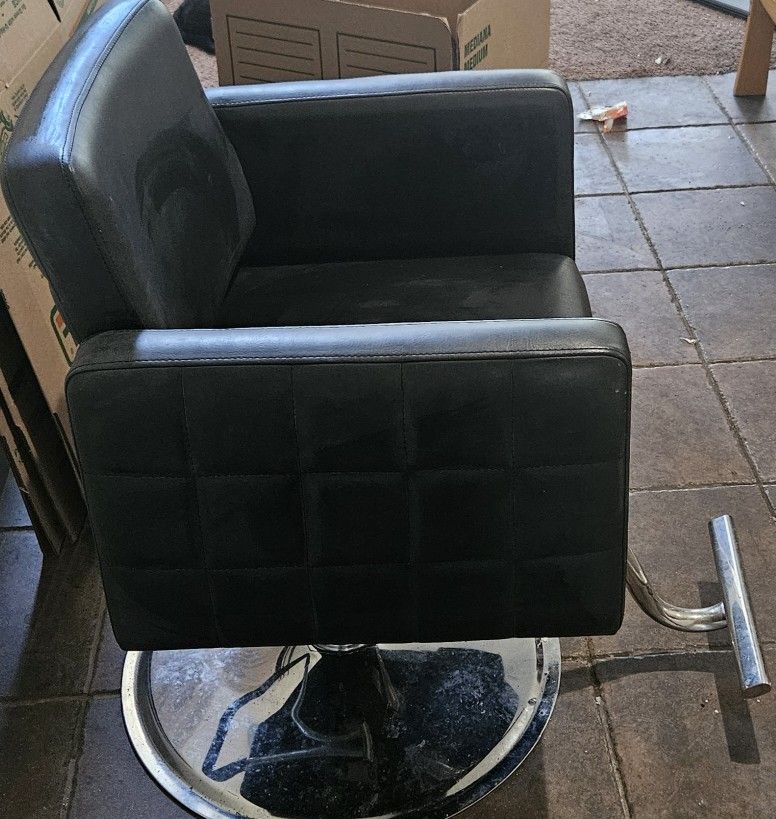 Salon Haircutting Chair And Booster For Kids