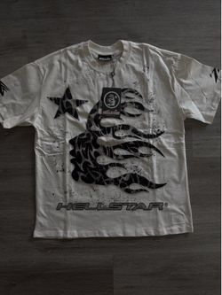 Size large White hellstar shirt