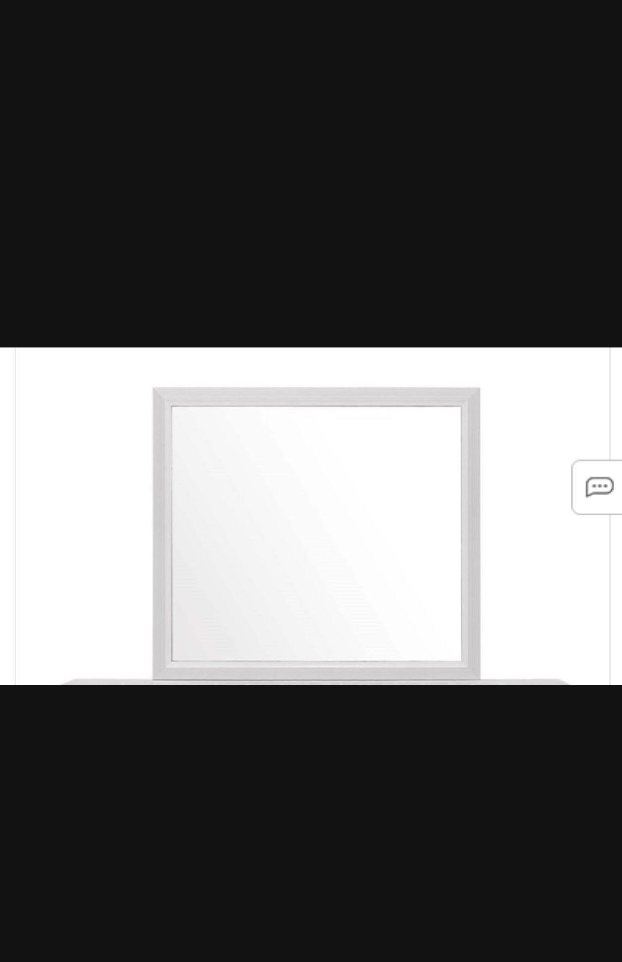 Brand New White Dresser Mirror