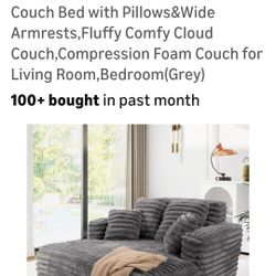 Chase Lounge Chair Bonelss Dark Gray