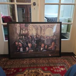 Gangster Print Framed