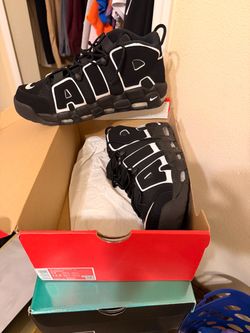 Nike Air Uptempo '96 Black White Size 13