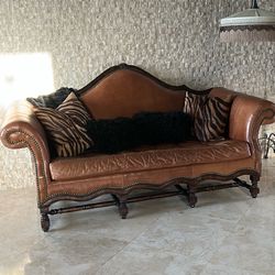 Custom Leather  Sofa