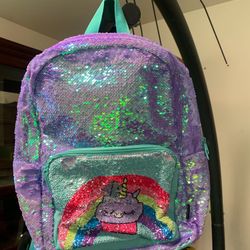 Girl School Backpack Magic Sequin