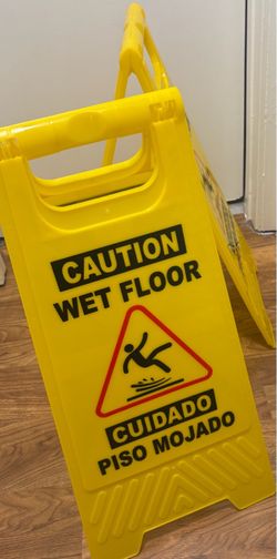 2 Wet Floor / Caution Signs – Like New