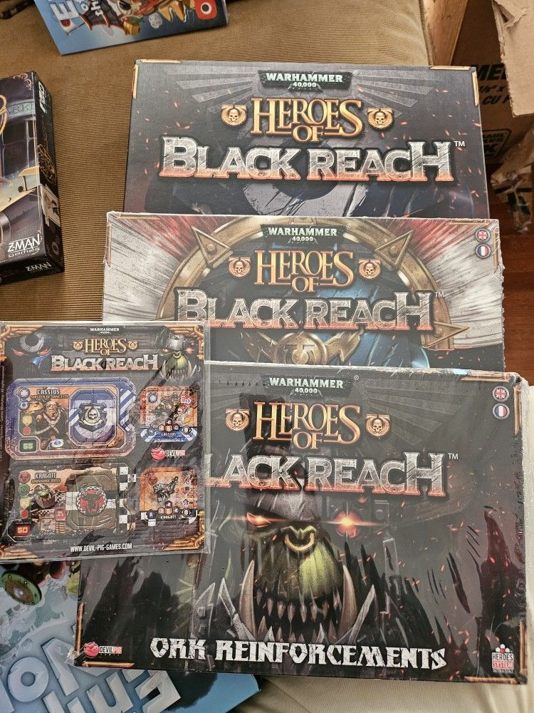 Warhammer 40k Heroes Of Black Reach W/ Expansions And Promo