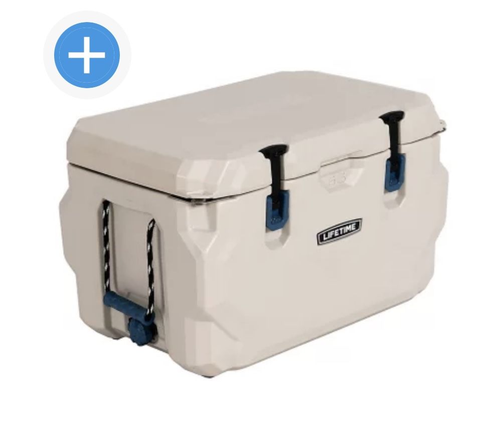 Lifetime 65-Quart High Performance Camping Cooler, Pumice Stone
