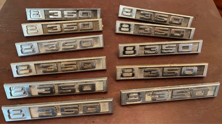 8/350 emblem 69-72 Chevy truck