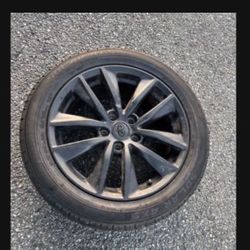 1 X 215/55r17 5x4.5 5x114.3 Stock G35 G37 Q50 Q60 350z 370z Sentra Accord Civic Camry Mustang Altima Tacoma rim Wheel 90% Treads Tire!!!!