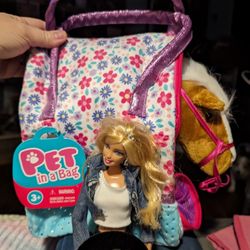 Horse pet In A Bag