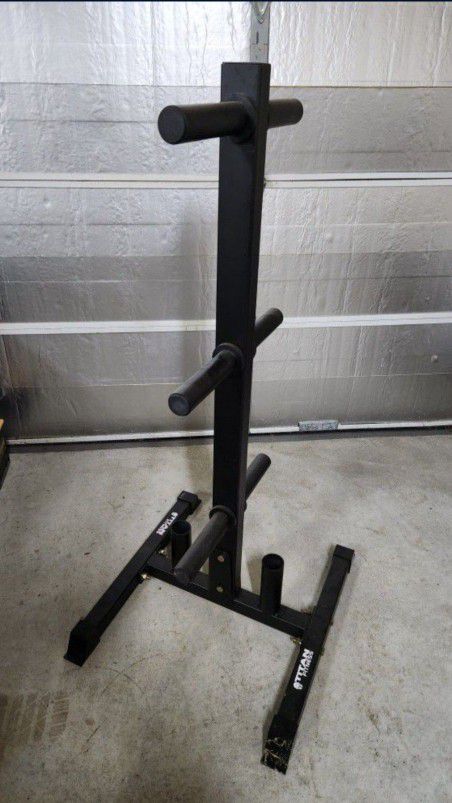 Titan Fitness Olympic Weights Plate Tree
