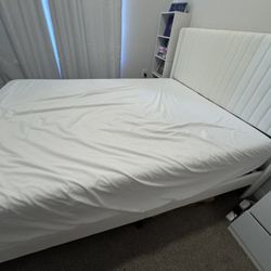 White Queen Size Bed Frame