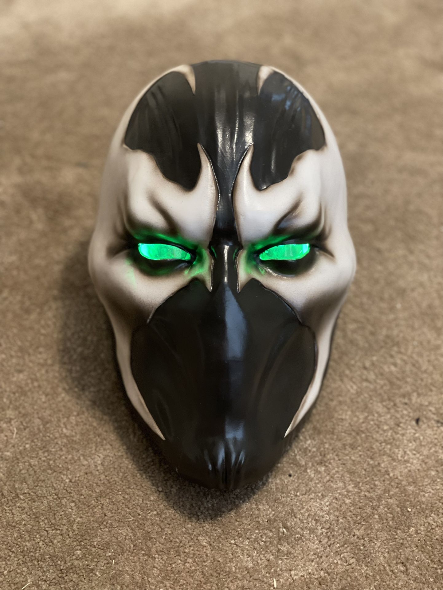 Spawn helmet led eyes purchases