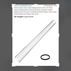 Paragon Outdoo Patio Heater Glass Tube